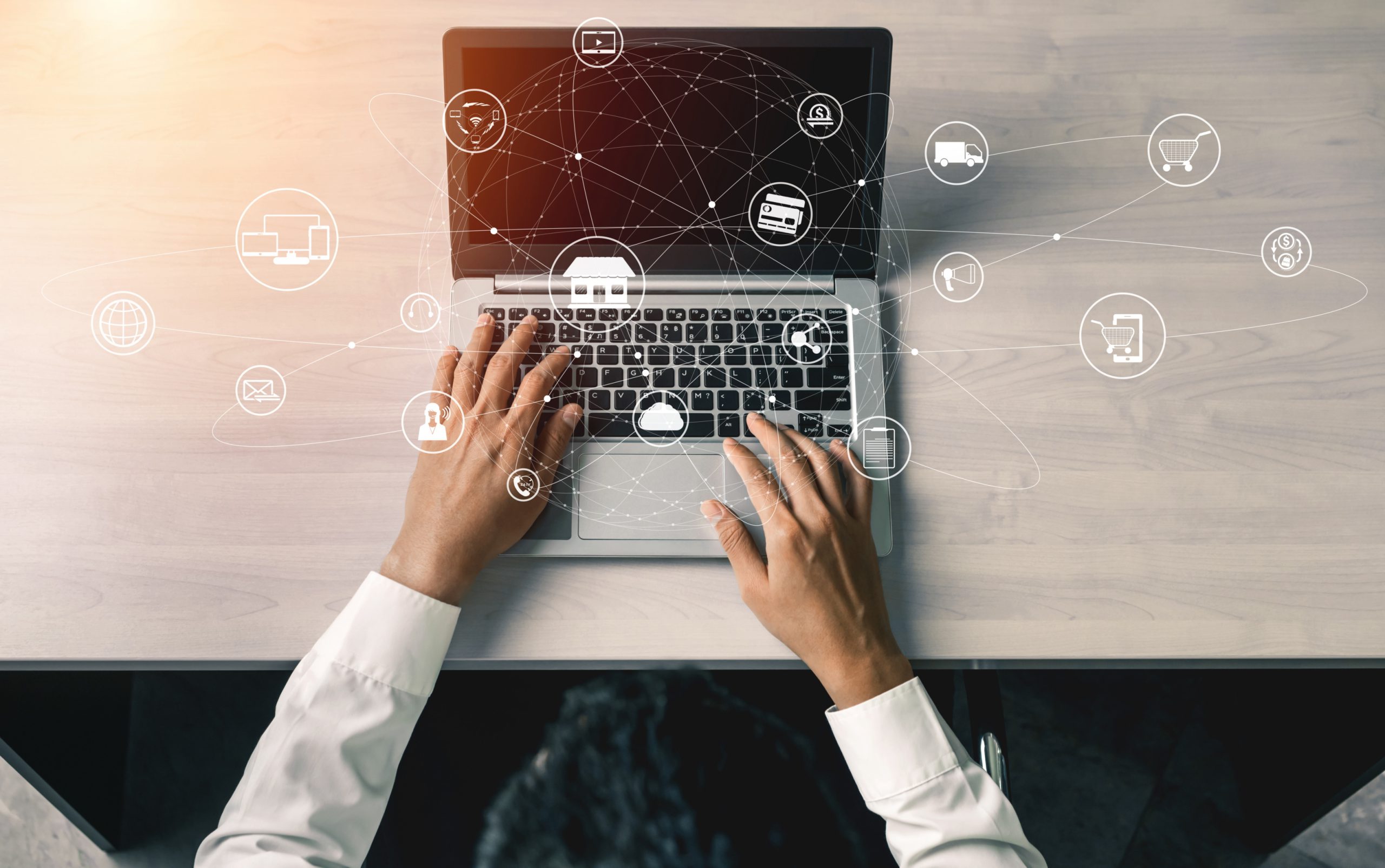 Omni channel technology of online retail business.